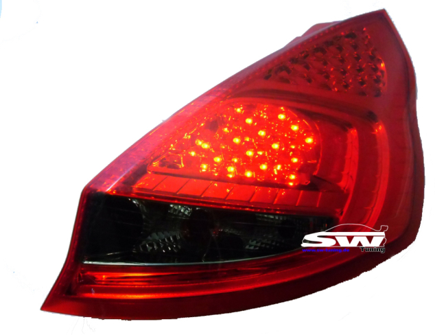 LED R�ckleuchten Ford Fiesta MK7 JA8 08+ 3/5T�rer red/smoke