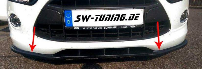 Ford Fiesta Mk7 JA8 Front-Diffusor/Spoiler 08-12 (nur Sport)