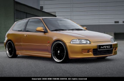 Honda Civic 92-96 Seitenschweller PRIOR-DESIGN
