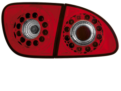 LED R�ckleuchten Seat Leon 1M 99-05 red/crystal