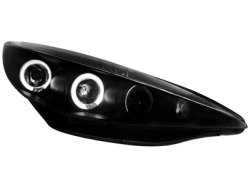 Angel Eye Scheinwerfer Peugeot 207 06-09 LED Standlichtringe bla
