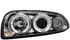 Angel Eye Scheinwerfer Ford Fiesta MK4 JAS 96-98 chrom