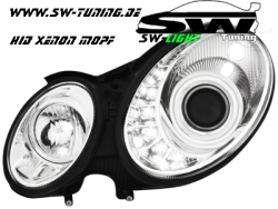 DAYLINE Scheinwerfer HID Mercedes Benz W211 E-Klasse 06-08 chrom