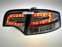 LED R�ckleuchten Audi A4 B7 Lim 04-08 LED Blinker chrome