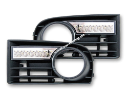 LED Tagfahrlicht f�r VW Golf 5 03-08 chrome f�r mit NSW