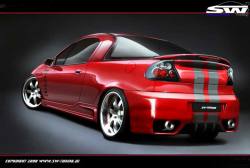 Opel Tigra Hecksto�stange BMB-Design 94-00