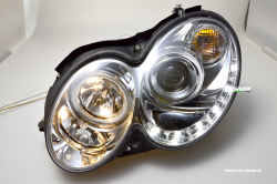 DAYLINE Scheinwerfer Mercedes Benz CLK W209 03-08 LED TFL-Optik