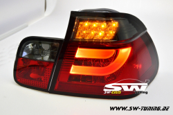 LED R�ckleuchten E46 BMW 3er Lim 98-01 red/smoke 4-teilig Celis