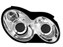 Klarglas Scheinwerfer Mercedes Benz CLK W209 03-08 chrome