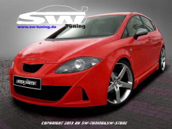 Seat Leon 1P 05-09 Frontsto�stange SWL-Design mit Teilegutachten