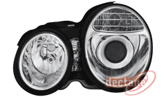 Scheinwerfer Mercedes W210 E-Klasse 95-98 (W211 Look) chrome
