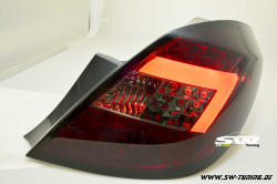 SW-Celis LED R�ckleuchten Opel Corsa D 06-10 5T�rer red/smoke