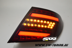 SWCelis LED R�ckleuchten f�r Mercedes C-Klasse W204 Limo 07-11 red/smoke Lightbar