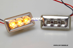 LED Seitenblinker VW Golf 3 / Vento -95 chrome