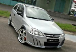 F�r Opel Corsa C Frontsto�stange im High Design