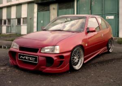 Opel Kadett Frontsto�stange im Extreme Design.