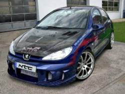 Frontsto�stange Peugeot 206 MM-DESIGN
