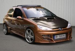 Seitenschweller f�r Peugeot 206 Japan-Style