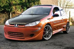 Frontsto�stange f�r Peugeot 206 in S-2000 Design.