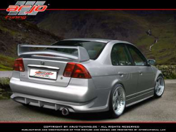 Honda Civic Coupe 2001-2005 Hecksto�stange