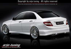 Mercedes C-Klasse W204 Hecksto�stange SW-Design 07-09