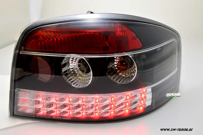 SW-Light LED Rückleuchten für Audi A3 8P 03-08 schwarz