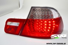 SW-Light LED Rckleuchten fr BMW E46 Coup 98-03 red/crystal 4teilig