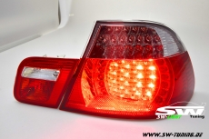 SW-Light LED Rckleuchten fr BMW E46 Coup 98-03 red/crystal 4teilig