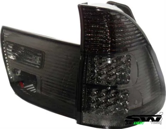 SW-Light LED taillights for BMW X5 E53 99-02 smoke