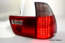 SW-Light LED Rckleuchten BMW X5 E53 00-03 red/crystal