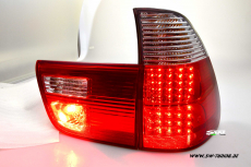 SW-Light LED Rckleuchten BMW X5 E53 00-03 red/crystal