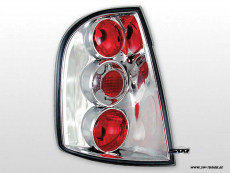 SW-Rckleuchten fr Skoda Fabia I 6Y 99-04 chrom