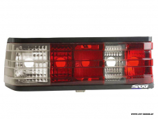 SW-Rckleuchten passend fr Mercedes Benz W201 82-93 190E red/crystal