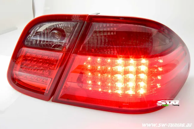SW-Light LED Rückleuchten für Mercedes Benz CLK W208 06/97-02 red/black