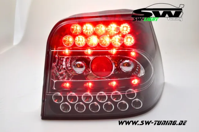 SW-Light LED taillights suitable for VW Golf IV 97-04 black