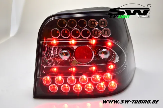 SW-Light LED taillights suitable for VW Golf IV 97-04 black