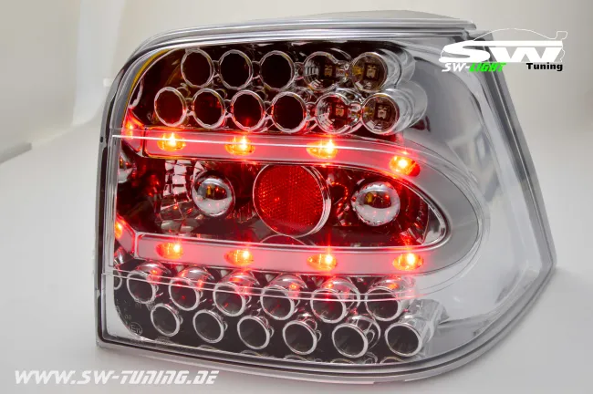 SW-Light LED Rückleuchten passend für VW Golf IV 97-04 crystal