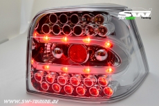 SW-Light LED Rckleuchten passend fr VW Golf IV 97-04 crystal