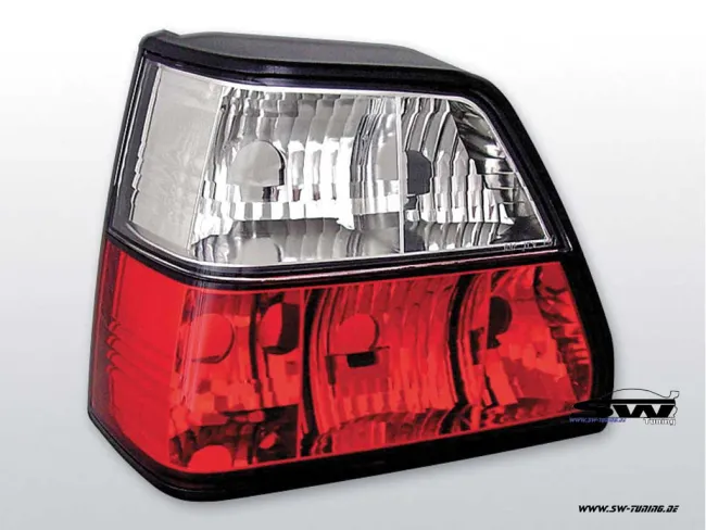 SW-taillights VW Golf II red/crystal