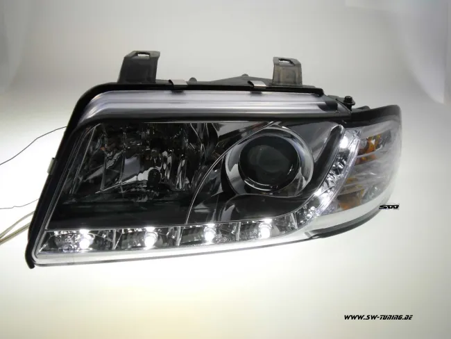 SW-Light headlights for AUDI A4 95-98 LED positionlight chrome