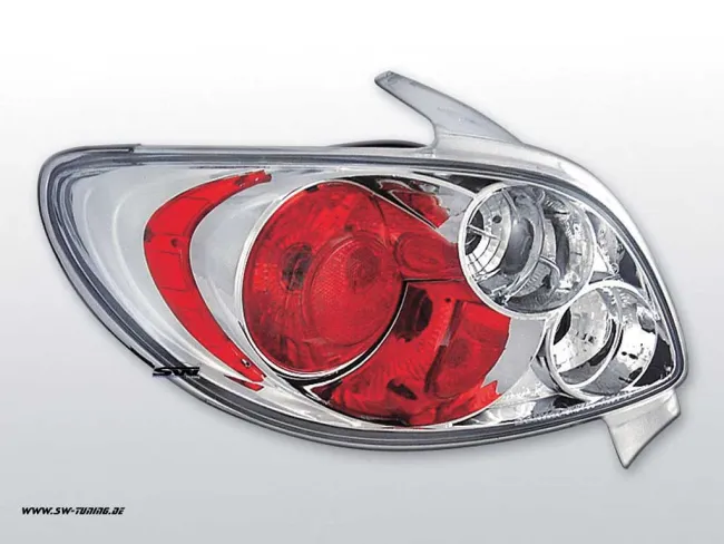 SW-Rückleuchten Peugeot 206 Schrägheck chrome