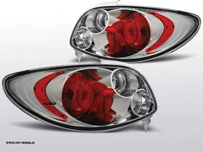 SW-taillights for Peugeot 206cc chrome