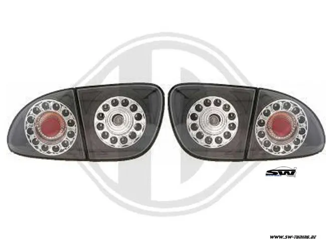 SW-Light LED Rückleuchten für Seat Leon 1M 99-05 black / clear