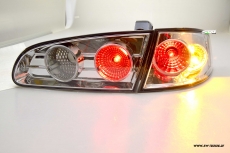 SW- taillights for Seat Ibiza 6L 02.2002-2008 chrome