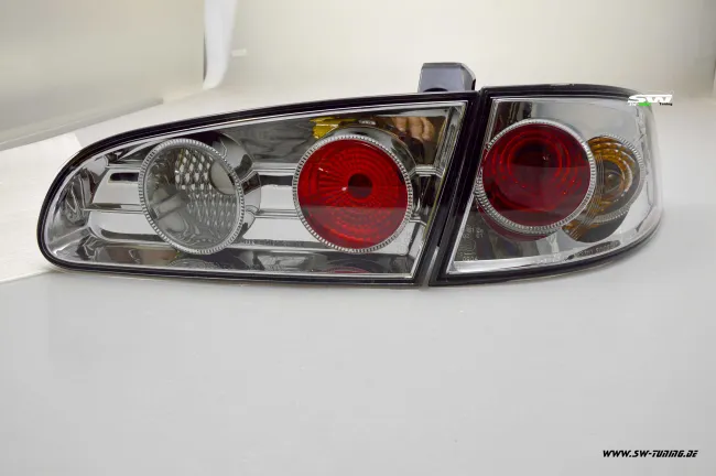 SW- taillights for Seat Ibiza 6L 02.2002-2008 chrome
