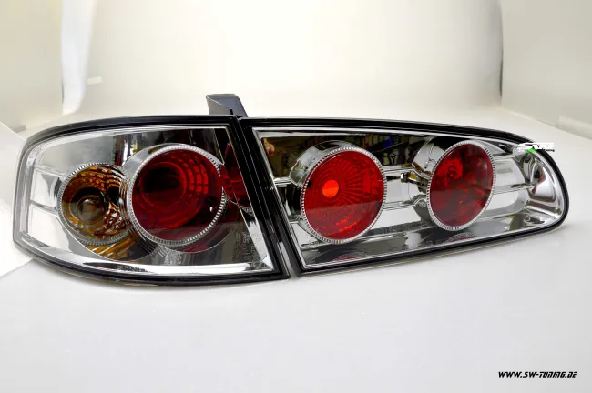 SW- taillights for Seat Ibiza 6L 02.2002-2008 chrome