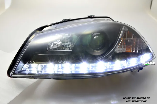 SW-Light headlights Seat Ibiza 6L/ Cordoba 03-08 LED positionlight
