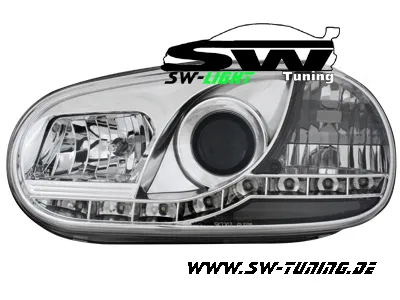 SW-Light headlights VW Golf IV 97-04 LED positionslight chrome