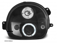 angel eye headlights Renault Twingo 92-06 LED 1 halo rim black
