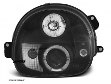 angel eye headlights Renault Twingo 92-06 LED 1 halo rim black